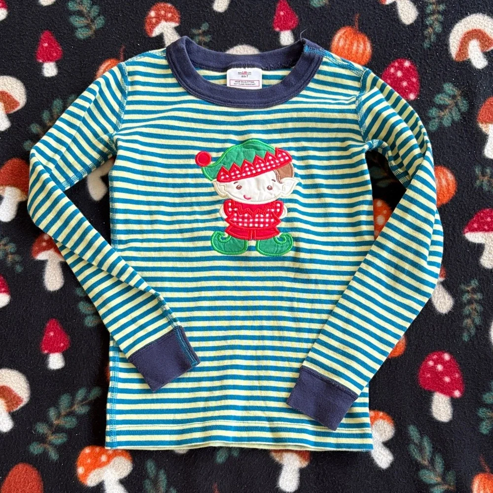 Hanna Andersson Christmas Elf Pajamas